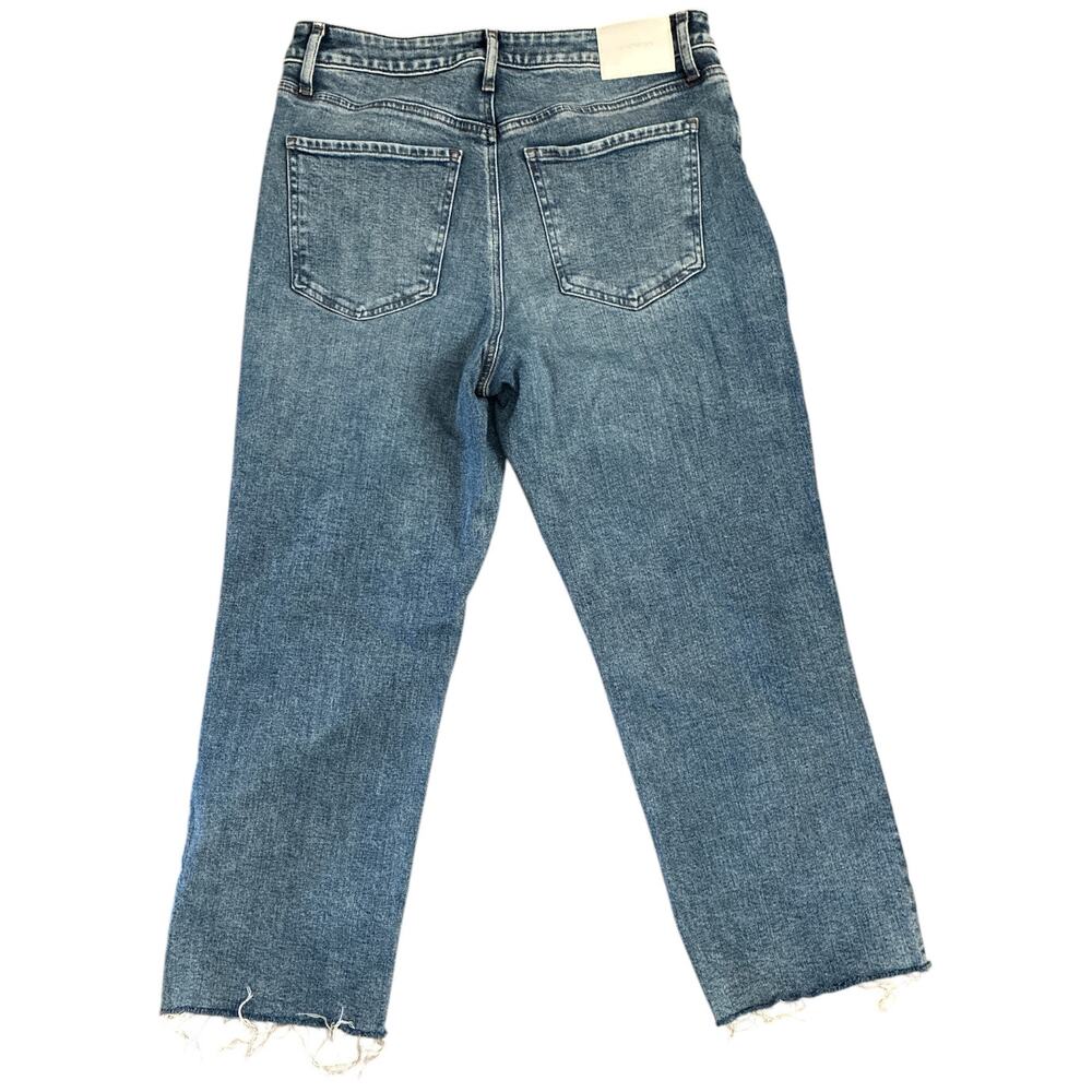 Express Women’s Relaxed Straight Ankle Blue Jeans size 10R - Picture 5 of 10